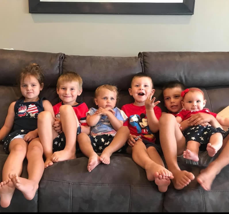 Randy and Nancy's six grandchildren